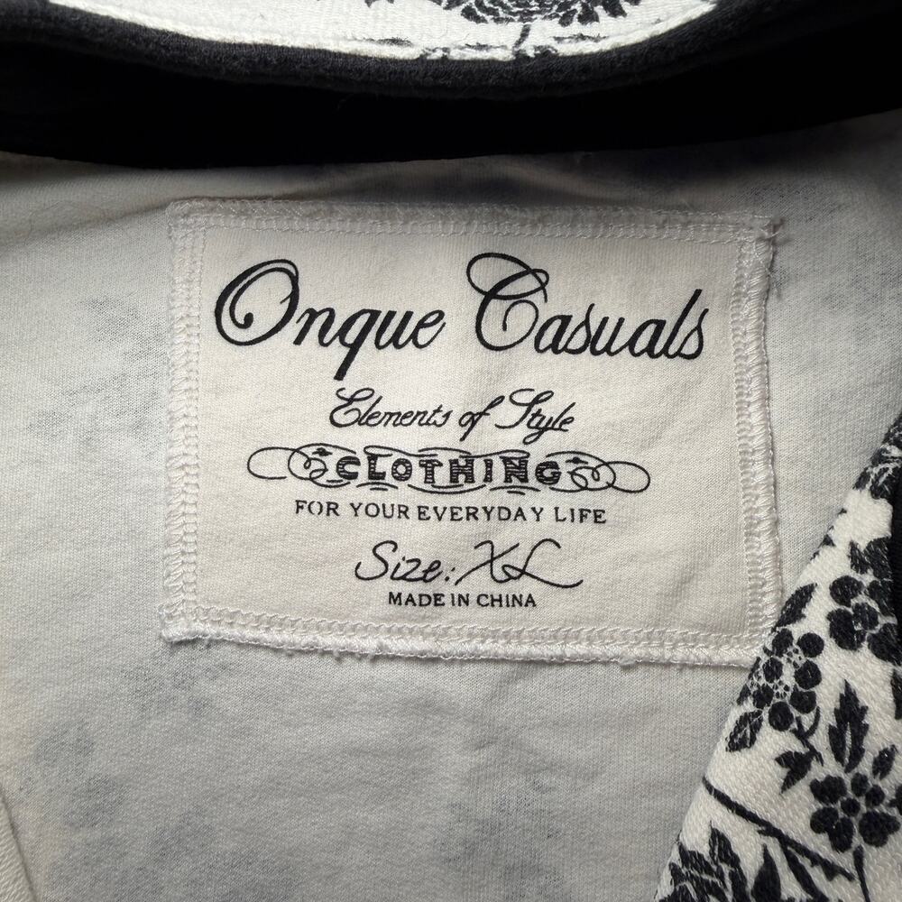 Onque Casuals Women's XL Floral Patterned Cotton Jacket - Picture 2 of 7